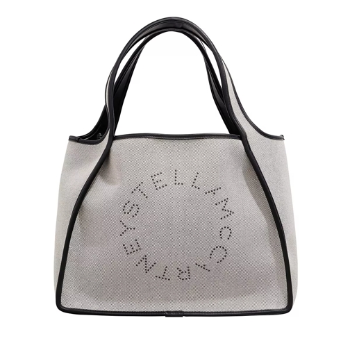 Stella McCartney Shoulder Bag With Logo Black Borsa da shopping