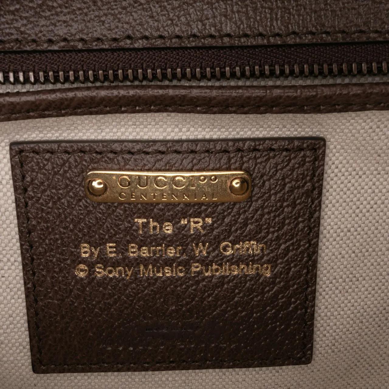 Thumbnail - Gucci Hobo Bags - 100th Anniversary Medium Canvas 1947 Bamboo Top Ha - Gr. unisize - in Braun - für Damen