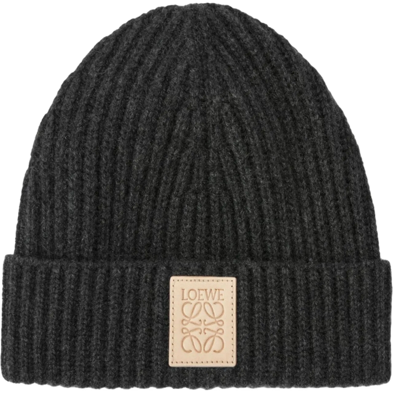 Loewe  LOGO BEANIE BLACK schwarz