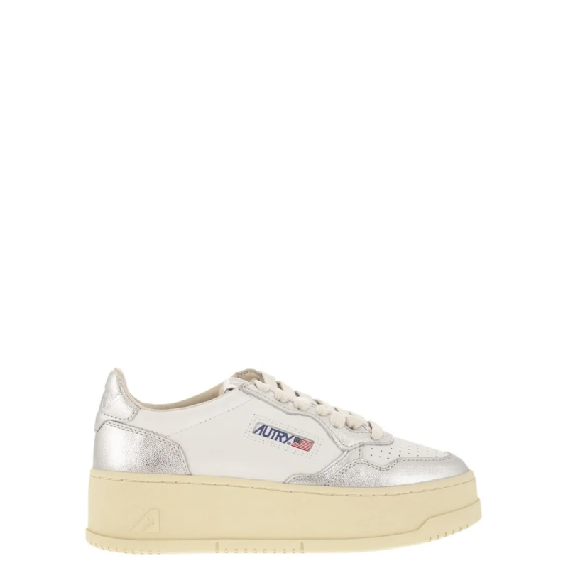 Autry International Lage-top sneaker Medalist Platform - Leather Trainers Multicolor
