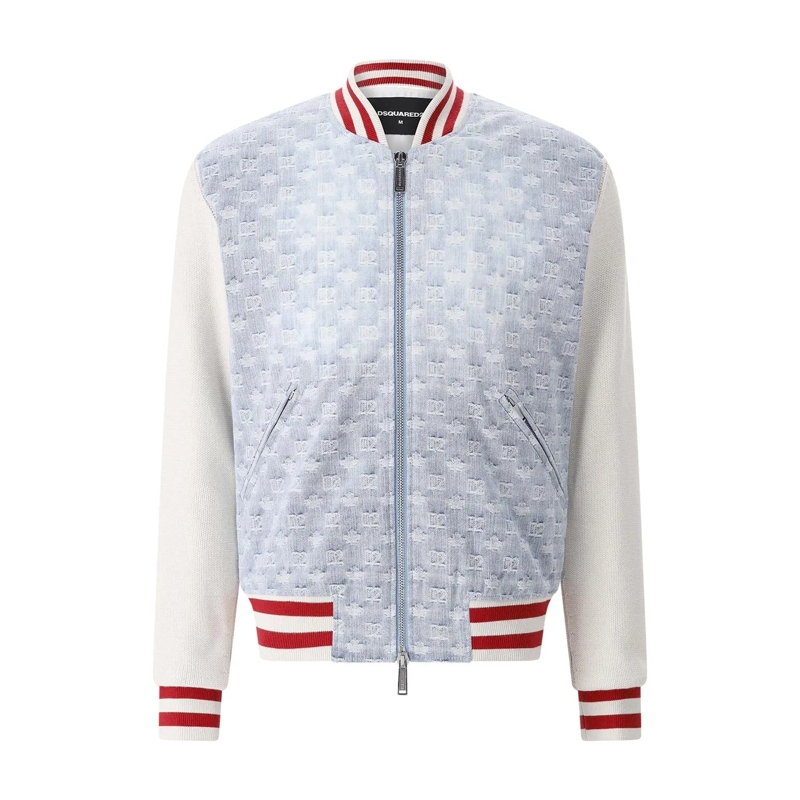 Dsquared2 Veste de transition College Jacke mit Logo blau