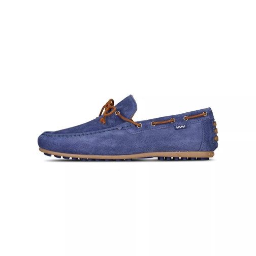 Van Bommel Mokassins Stevi Blau lage-top sneaker