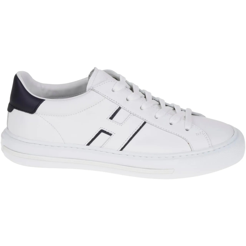 Hogan Low-Top-Sneaker Flat Shoes R Bianco Blu weiß