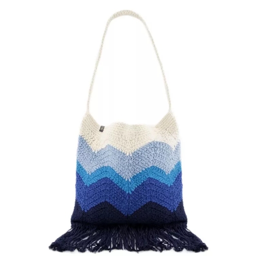 Nannacay Priya Hobo Bag  - Blue - Cotton Blue Borsa a tracolla