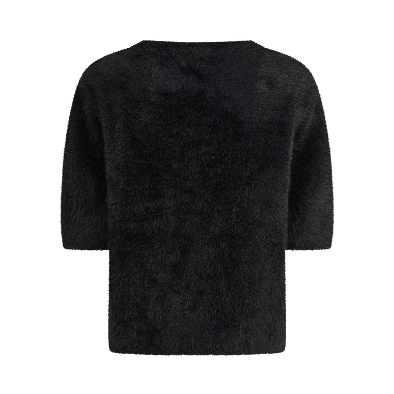 Marc Aurel Pullover Pullover- Rundhals- überschnittene Schulter- f schwarz(Image 5)