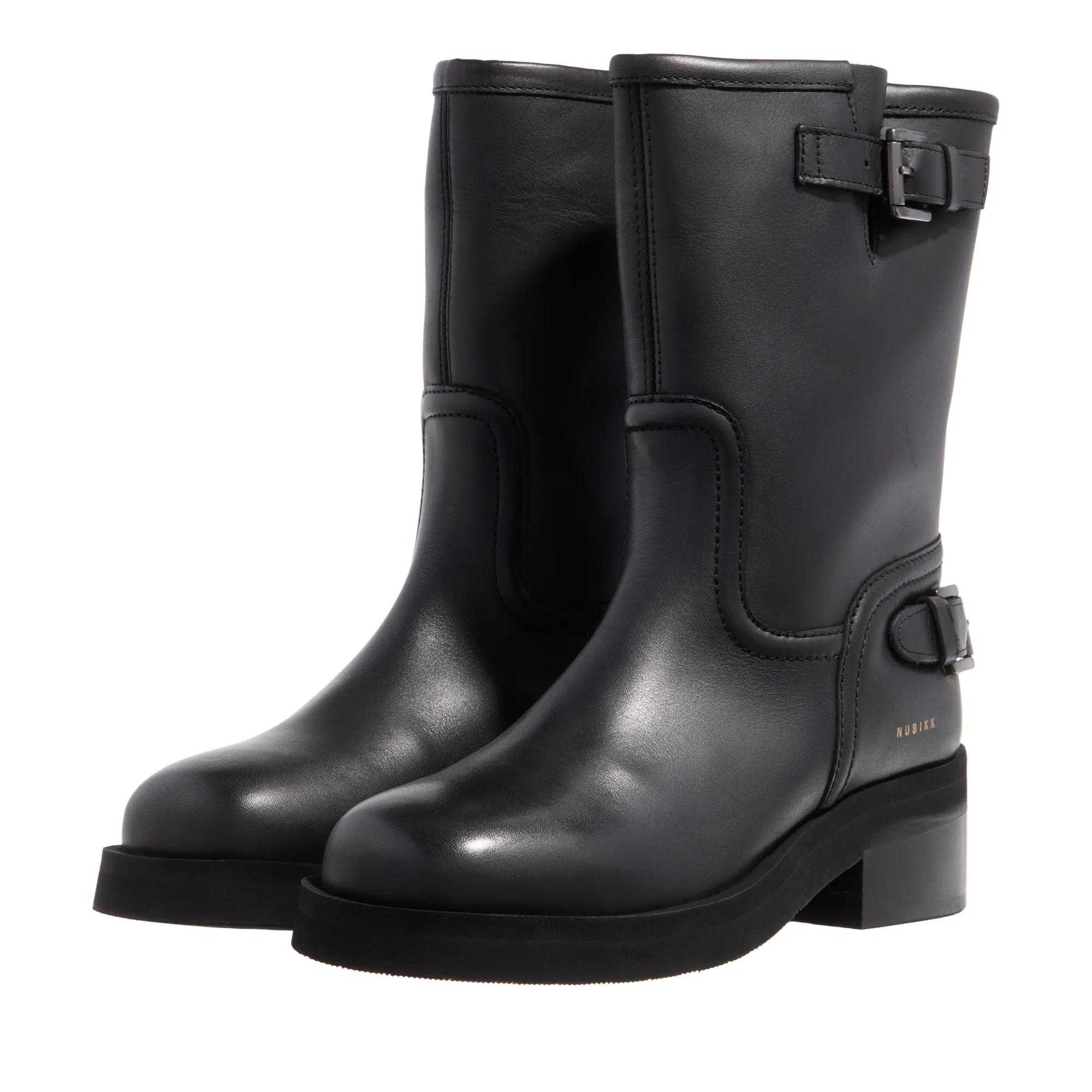 Biker Boots Nubikk Stiefelette Schwarz Nubikk Stiefel Für Herren