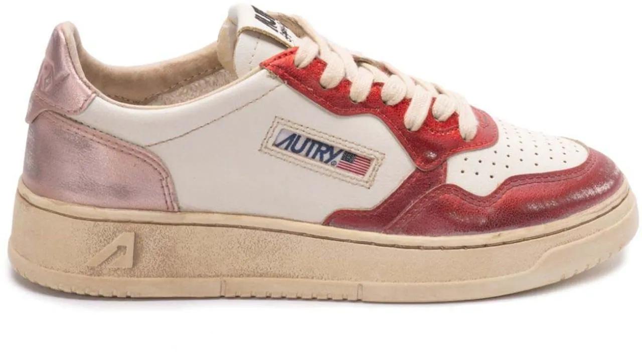 Autry Low-Top Sneaker - Sneakers Metal Red Pink - Gr. 36 (EU) - in Gold - für Damen