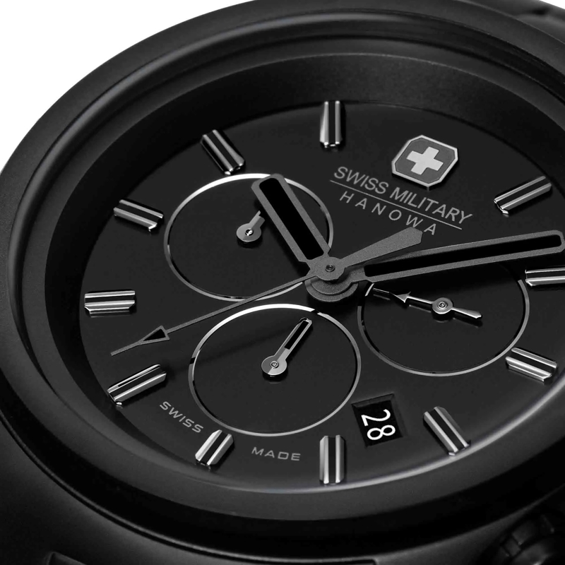 Swiss Military Hanowa Automatikuhr Quarzuhr Navalus Pro Chrono schwarz(Image 4)