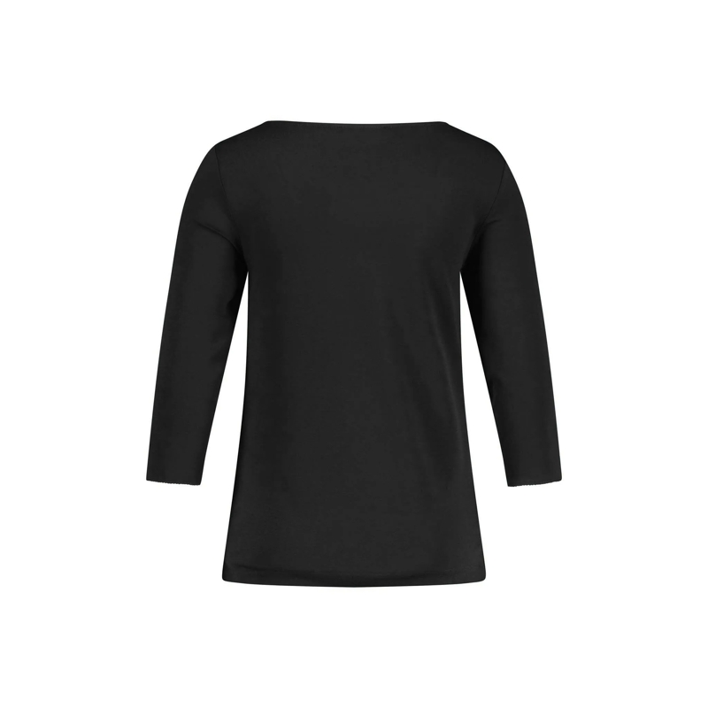 Kimmich Trikot T-shirt à manches 3/4 Shirt aus Viskose-Crêpe weiß(Image 14)