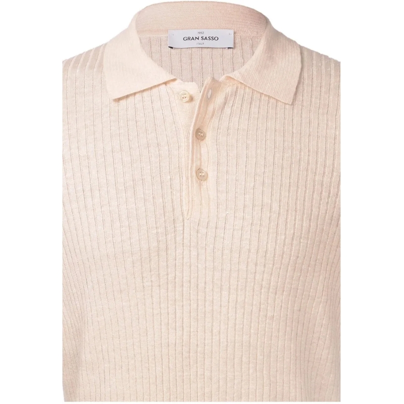 Gran Sasso Poloshirt Gran Sasso Polos Ecru 57118/18641 weiß(Image 3)