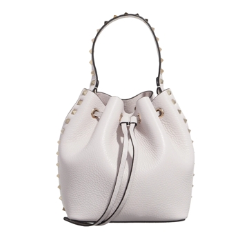 Valentino Garavani Drawstring Bag Rockstud Lilac Ash Bucket Bag