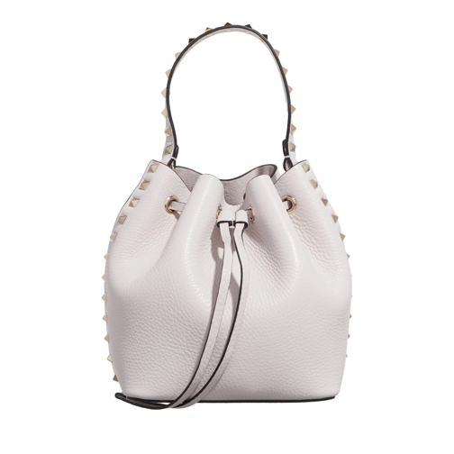 Valentino Garavani Bucket Bag Drawstring Bag Rockstud Lilac Ash