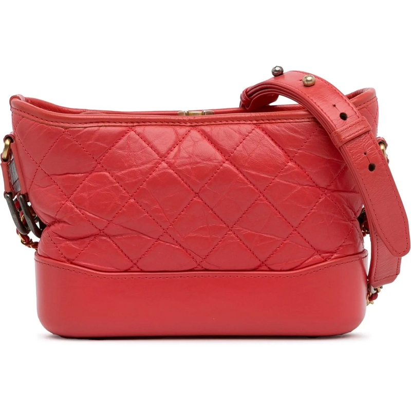 Chanel Sac à bandoulière Small Chevron Lambskin Gabrielle Crossbody rot