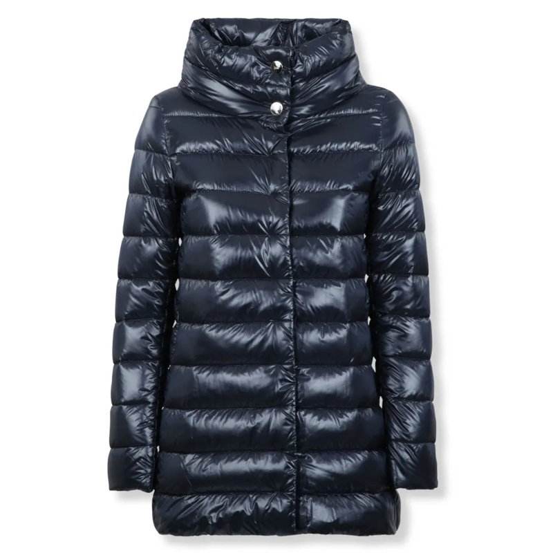 Herno  Tailored Neutrals Outerwear Jacket Blue