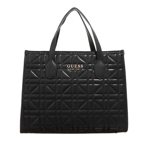 Guess Silvana 2 Compartment Tote Black Fourre-tout