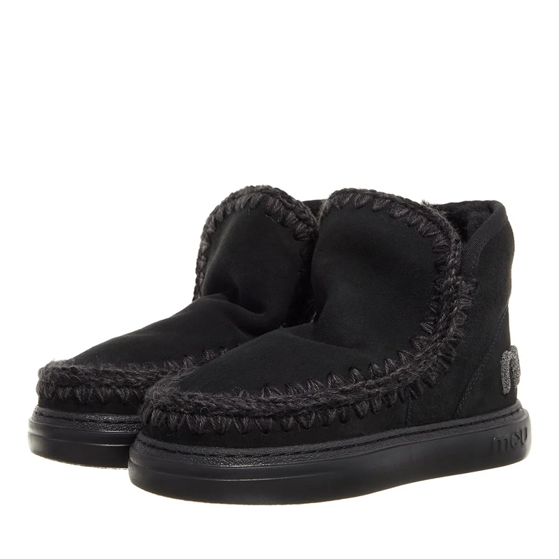 Mou Winterboots Eskimo Sneak Bold Glitter Logo Black/Black