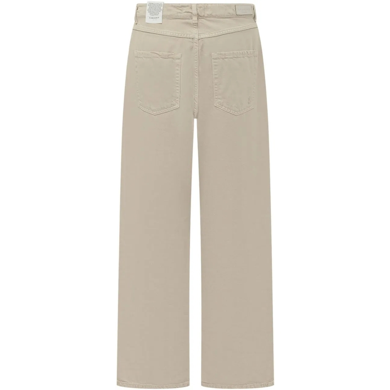ICON DENIM Boyfriend-Jeans Jeans con Ricami Traforati e Fondo Sfrangiato beige(Image 2)