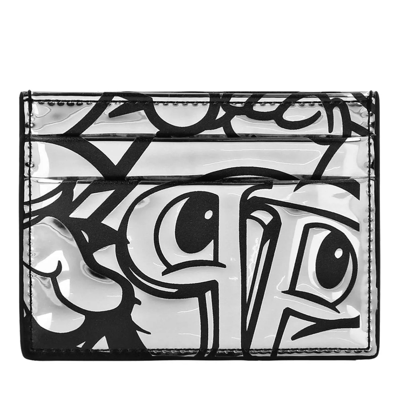 Philipp Plein Kartenhalter Kartenetui Smile silber