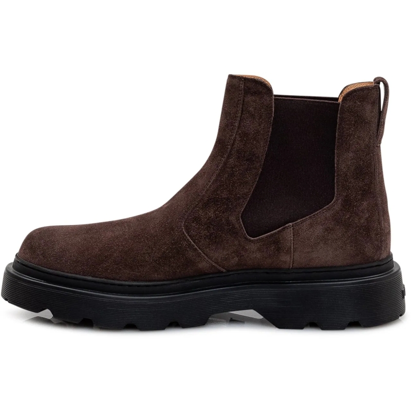 Tod's Stiefel Stivaletto in Pelle Scamosciata braun(Image 4)
