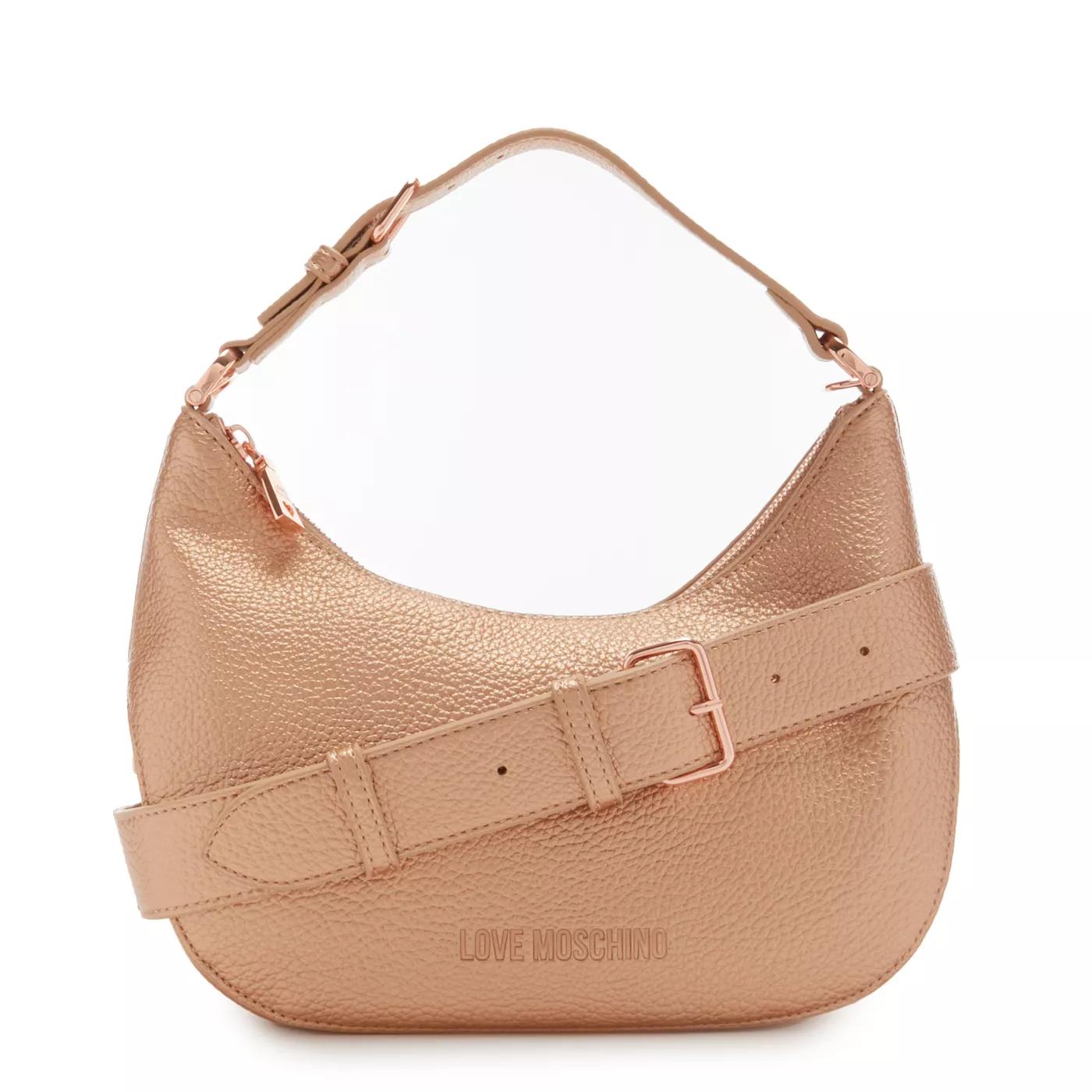 Love Moschino Crossbody Bags - Love Moschino Laminato damen Handtasche Beige JC40 - Gr. unisize - in Beige - für Damen