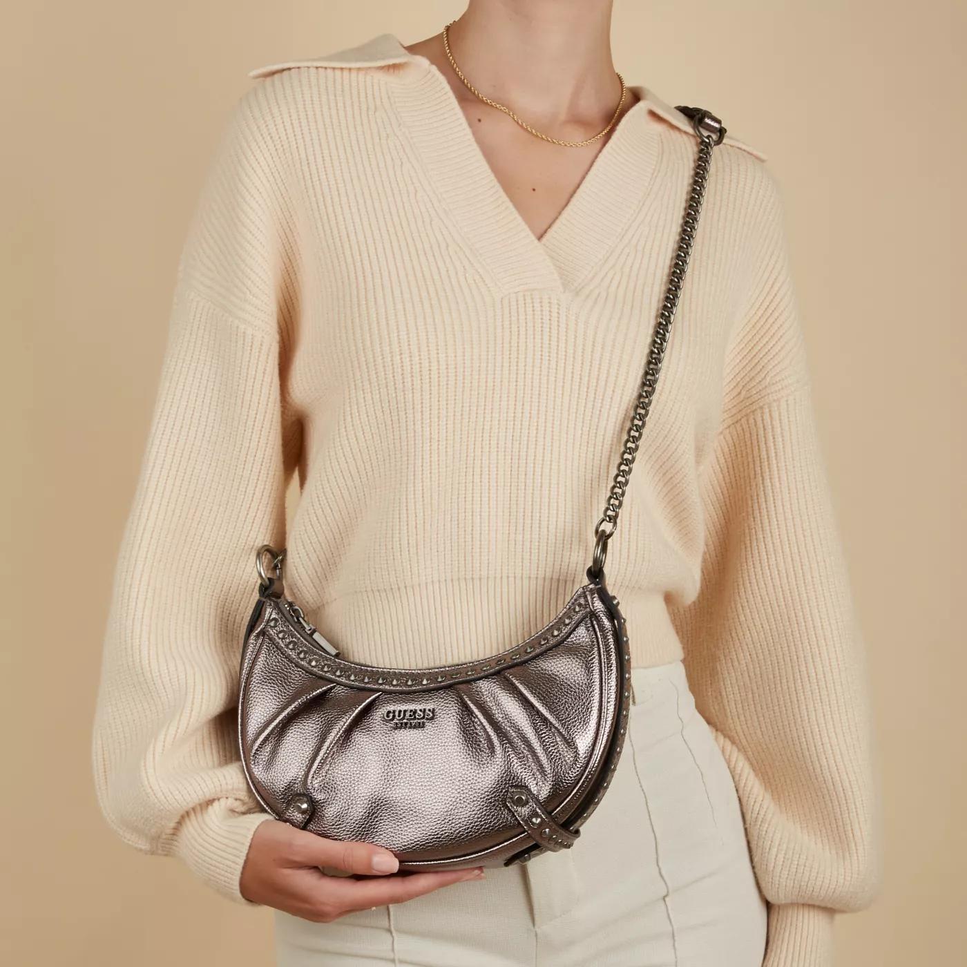 Guess Crossbody bags Clelia Umhängetasche in taupe