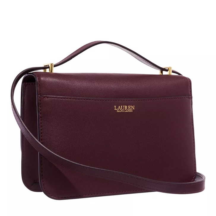 Burgundy ralph store lauren bag