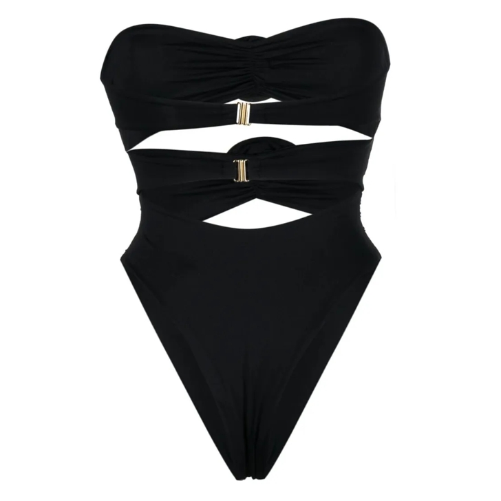 La Reveche Black One Piece Swimsuit Black