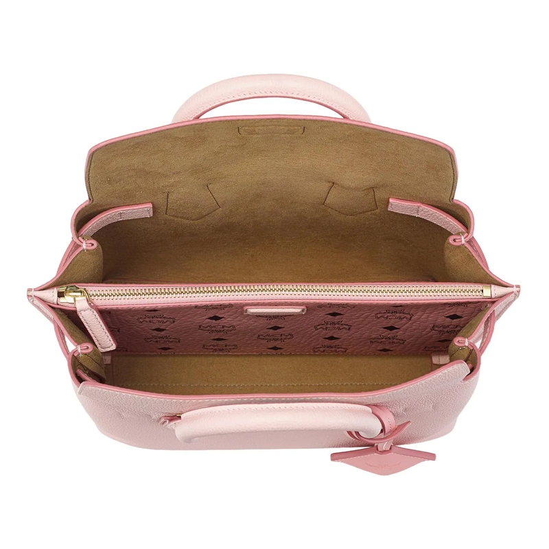 MCM Tote Milla Lthr Tote Sml Qa Lotus Pink(Image 8)