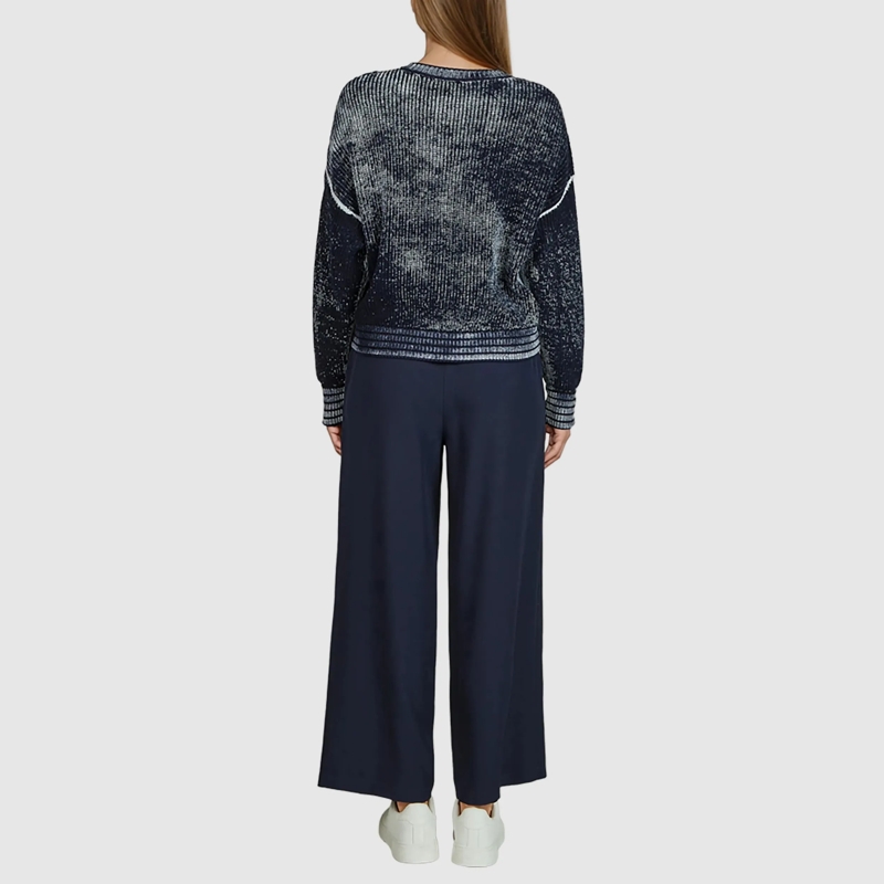 Marc Aurel Pullover Pullover dunkel-blau(Image 4)