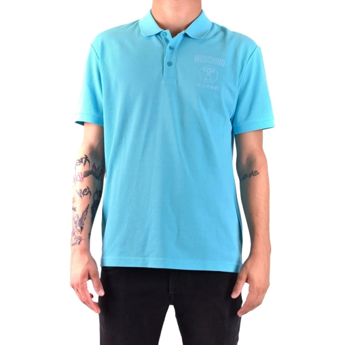 Moschino Polo shirt Polos Lightblue blau