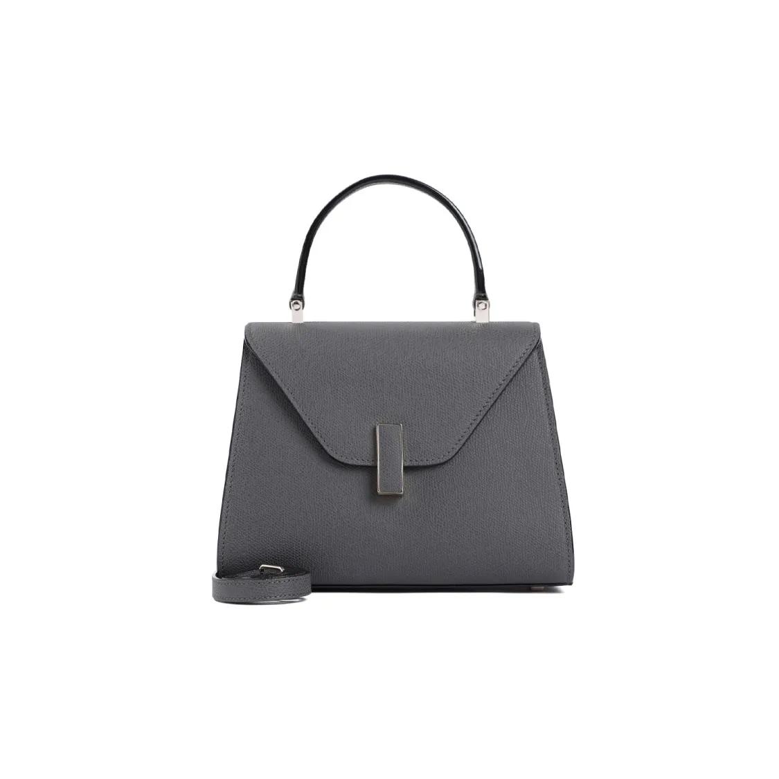 Valextra Crossbody Bags - Dark Grey Iside Top Handle Mini Bag - Gr. unisize - in Grau - für Damen