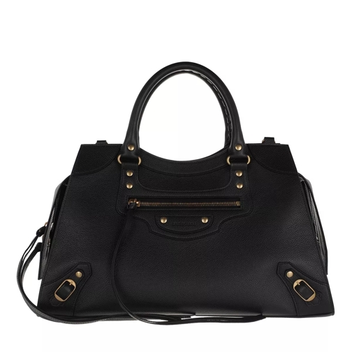 Balenciaga Medium Neo Classic City Bag Leather Black Rymlig shoppingväska