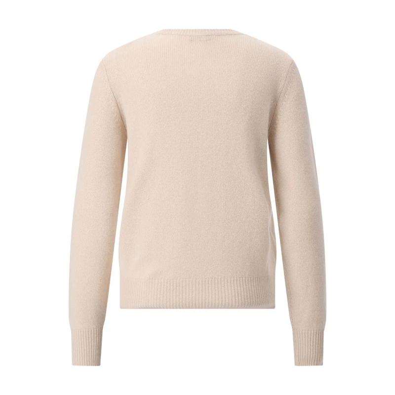 Etro Pull Wollpullover mit Paisley-Stickerei beige