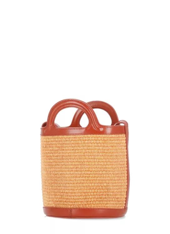 Marni Hobo bags Tropicalia Bucket Bag in bruin