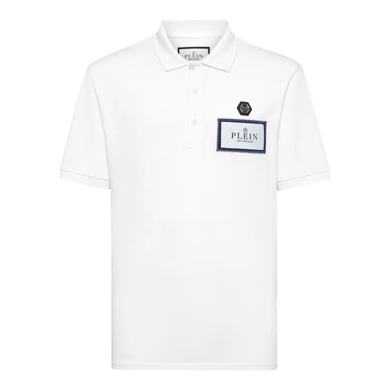 Philipp Plein Top Poloshirt weiss