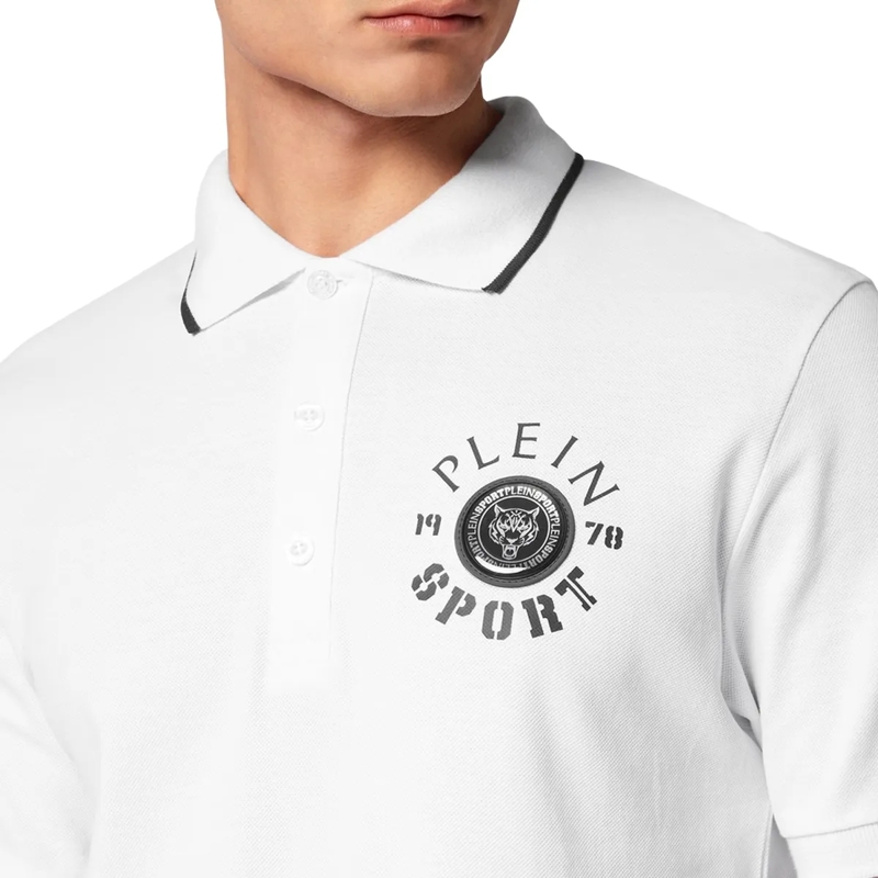 Plein Sport Top Poloshirt weiss(Image 4)