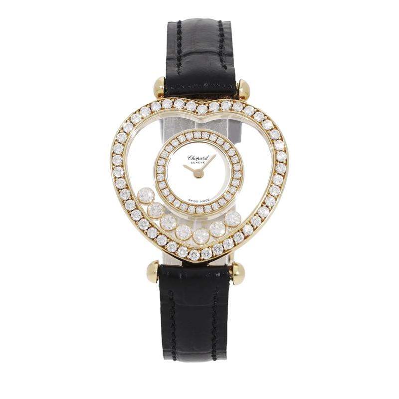 Chopard Automatikuhr Happy Diamonds Weiß