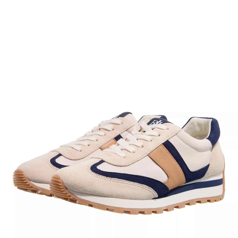 Lauren Ralph Lauren Low-Top-Sneaker Dani Low Top Lace Sneaker Soft White/Sand/Refined Navy/Buff