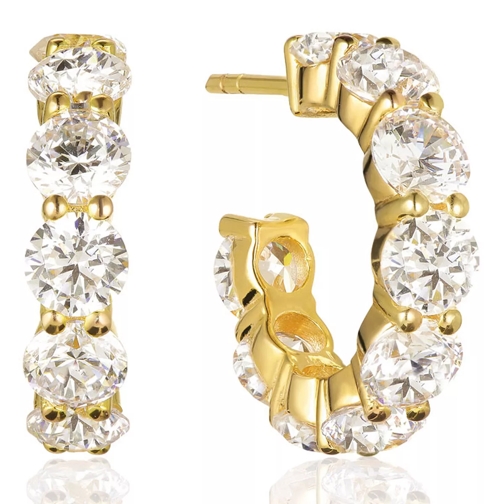 Sif Jakobs Jewellery Belluno Creolo Earrings 18K Yellow Gold Orecchini a cerchio
