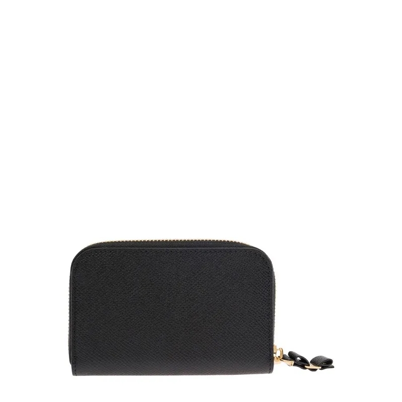Salvatore Ferragamo Geldbörse Vara' Black Card-Holder With Bow And Logo Detail I Black(Image 2)