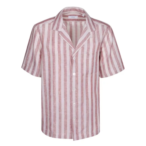 Lardini Pink Linen Shirt Pink 
