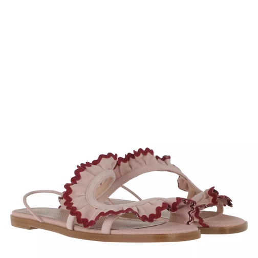 Red Valentino Sandal Nude/Bordeaux Sandaal