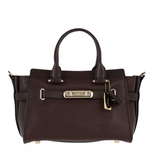 Coach Coach Swagger 27 Leather Tote Oxblood Draagtas