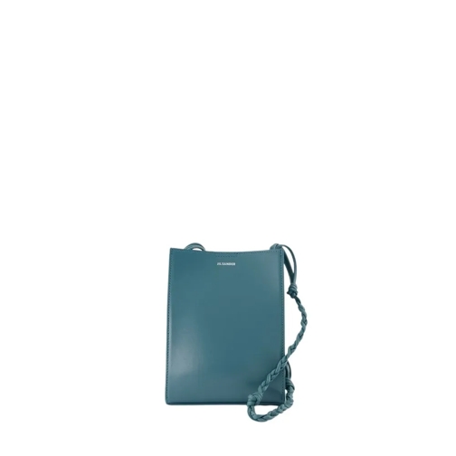 Jil Sander Schultertasche Tangle Small Crossbody - Leather - Green Blue