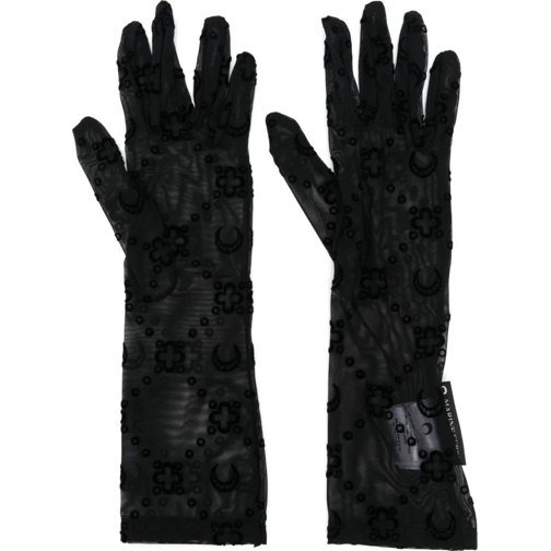 Marine Serre Handschuh Gloves Black schwarz