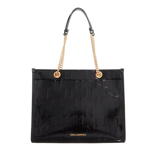 Karl Lagerfeld Tote K/Skuare Sp Shiny Mono Md Tote Black