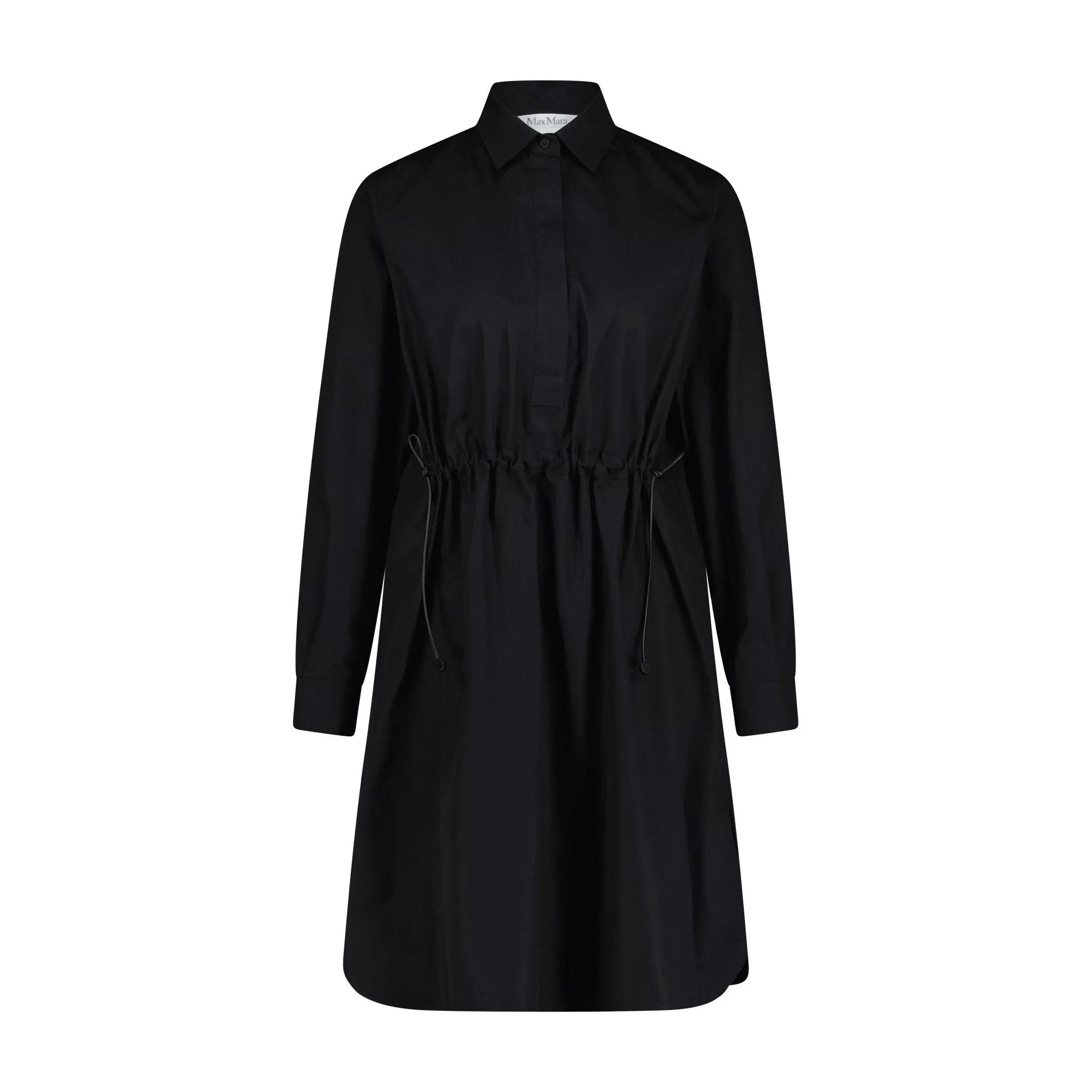 Thumbnail - Max Mara - Blusenkleid Juanita mit Kordeln 47702380511578 - Größe 40 - black