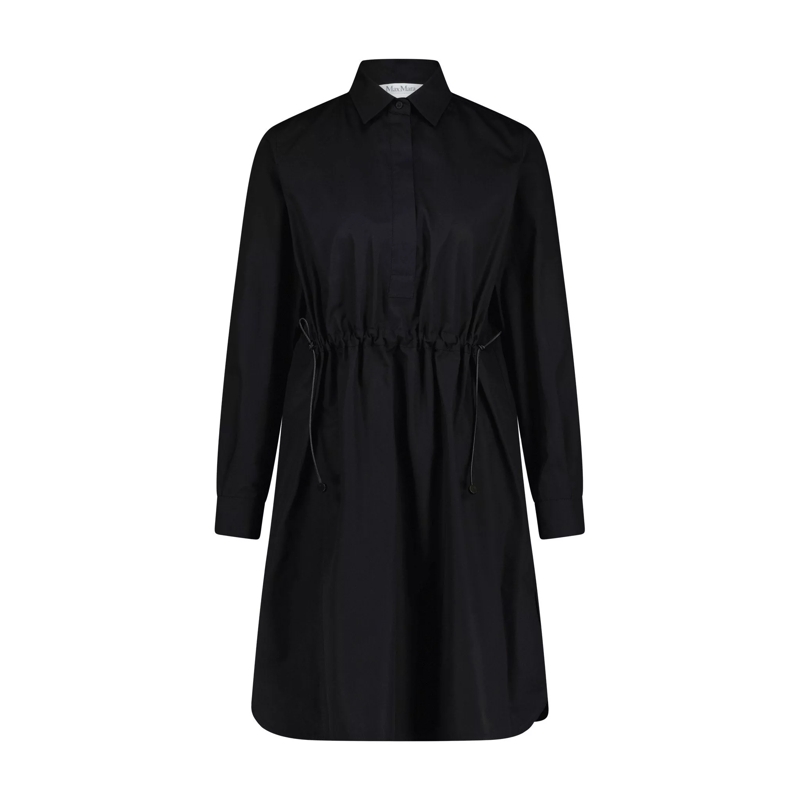 Max Mara  Blusenkleid Juanita mit Kordeln 47702380511578 Schwarz