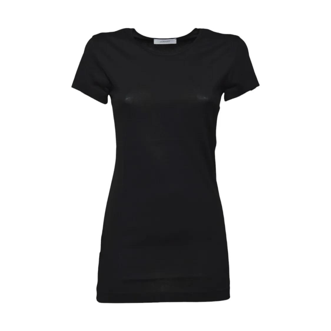 Thumbnail - Lemaire - Slim-Fit Long Black Cotton Jersey T-Shirt - Größe L - schwarz