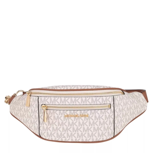 MICHAEL Michael Kors Mott Medium Waistpack Vanilla/Acorn Crossbody Bag